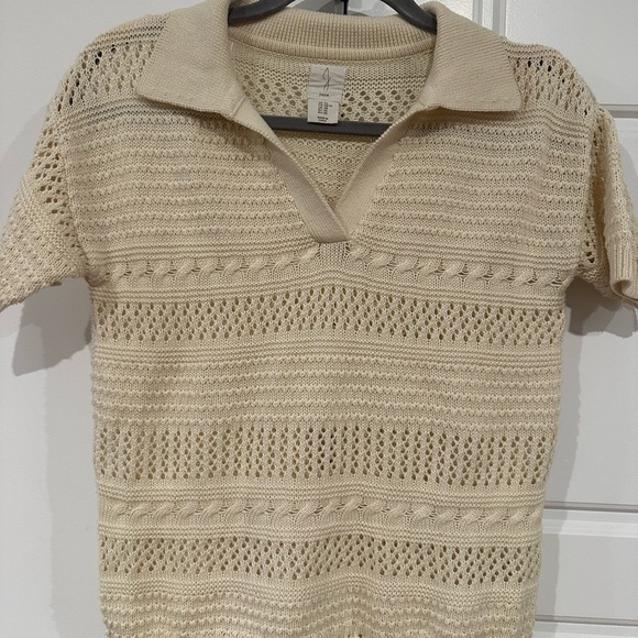 Joie Cream Knit Sweater - Picture 1 of 6